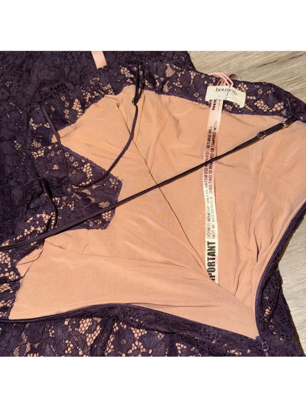 💜Firm Price💜House of CB Malia Night Shade lace maxi dress - Picture 11 of 16